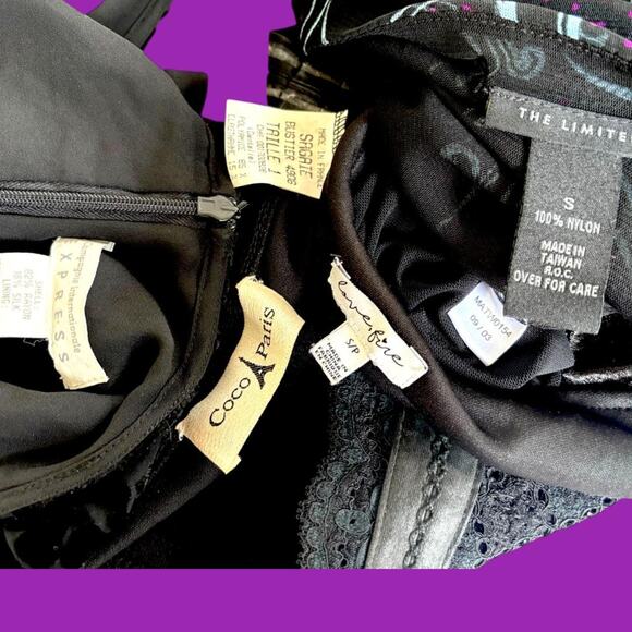 Y2K VTG. 4PC. WHIMSYGOTH DARK ROMANTIC FAIRY DRESS TOPS BUNDLE SMALL - Picture 6 of 6